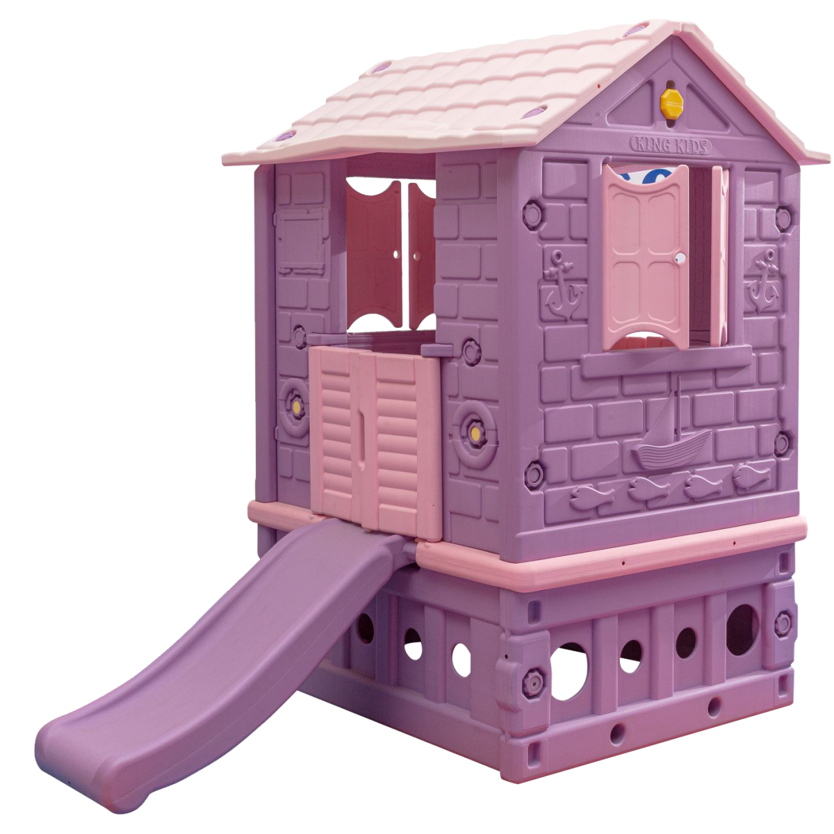 King Ev İki Kapılı Kaydıraklı