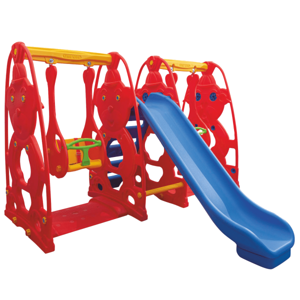 Sevimli Teddy Kaydıraklı Salıncak Set B