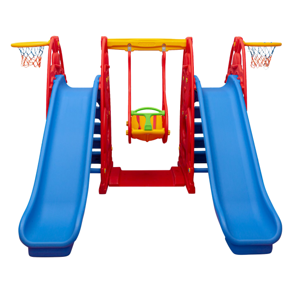 Sevimli Teddy Kaydıraklı Salıncak Set C