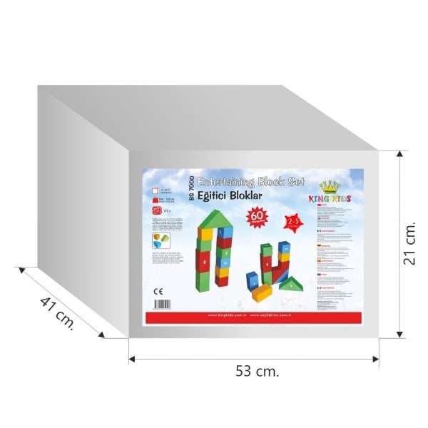 Eğitici Bloklar 60 Parça